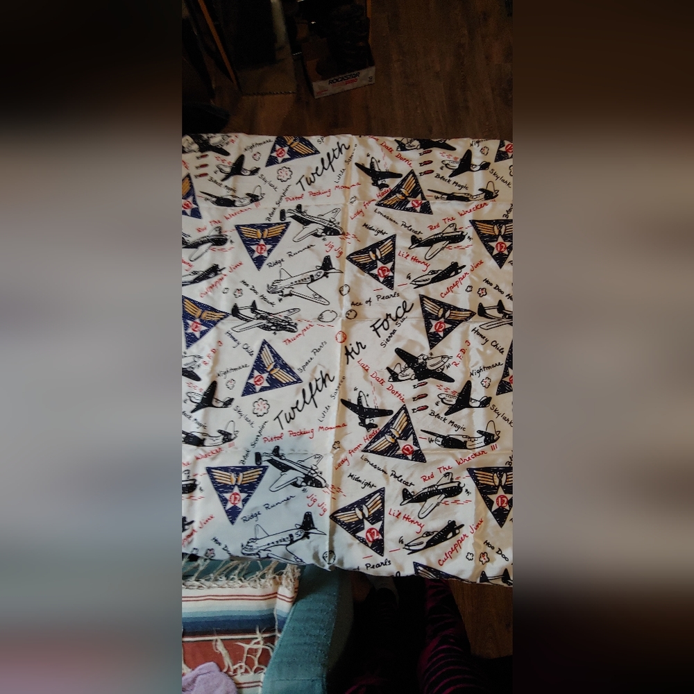SUPER RARE vintage 1940s World War II scarf